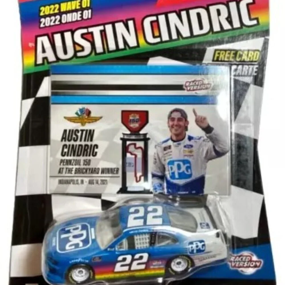 Nascar Authentics‎ Austin Cindric #22 PPG Indy Win 2022 Wave 1 Die-Cast 1:64 Car